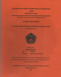 Image of analisa sistem informasi persediaan barang pada syntex auto