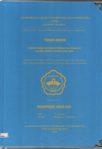 Image of PERANCANGAN SISTEM INFORMASI KOS KOSAN DI DAERAH MARPOYAN BERBASIS WEB