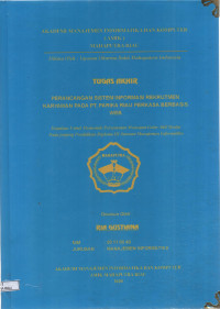 Image of Perancangan sistem informasi rekrutmen karyawan pada PT. Farika Riau Perkasa berbasis web