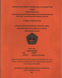 Image of Analisa sistem informasi tracking MPPA pada BPJS Ketenagakerjaan cabang pekanbaru panam