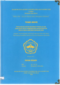 Image of PERANCANGAN SISTEM INFORMASI PENGELOLAAN DANA DESA UNTUK PEMBANGUNAN INSFRATUKTUR DESA DI DESA GIRIPURNO BERBASIS WEB