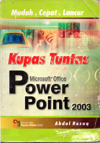 Image of KUPAS TUNTAS MICROSOFT OFFICE POWER POINT 2003
