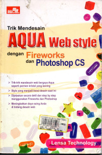 Image of TRIK MENDESAIN AQUA WEB STYLE DENGAN FIREWORK DAN PHOTOSHOP CS